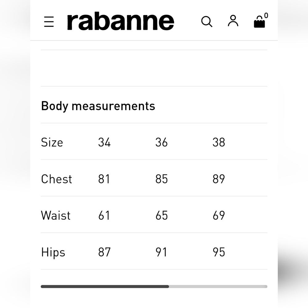 PACO RABANNE stretchy black midi with asymmetrical hemline thumb holeNWT! - Picture 15 of 15